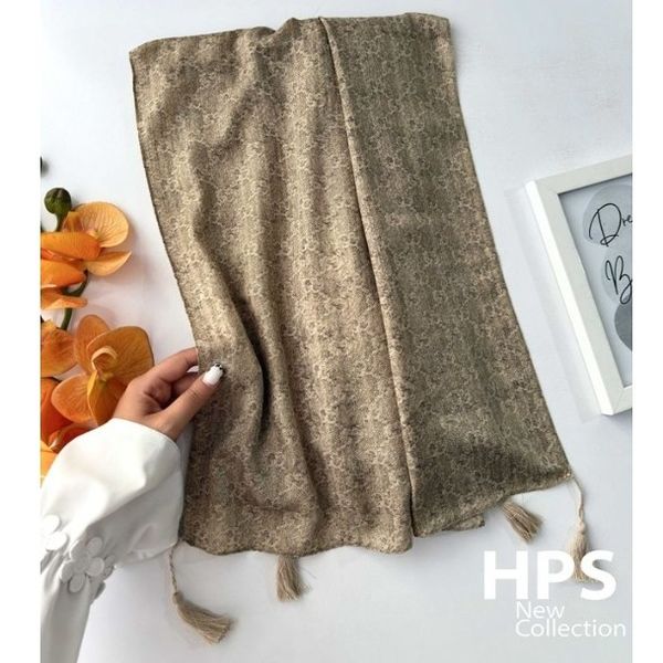 شال برشکا پلیسه منگولدار طرح جیوانجی