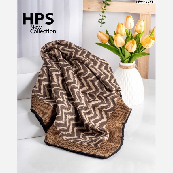 روسری کشمیر دستدوز پاییزه طرح لاماری