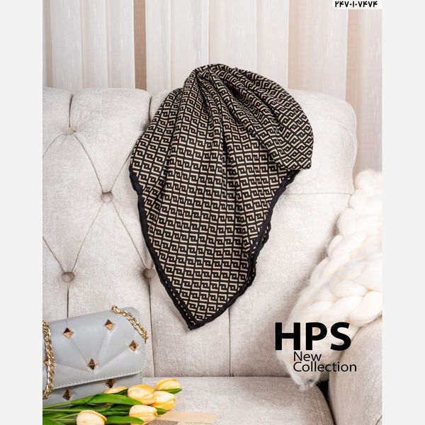 روسری کشمیر پاییزه دستدوز طرح لاورین