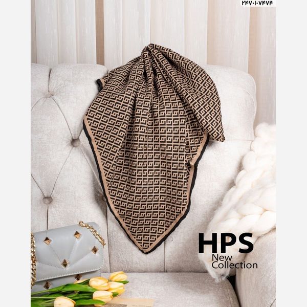 روسری کشمیر پاییزه دستدوز طرح لاورین