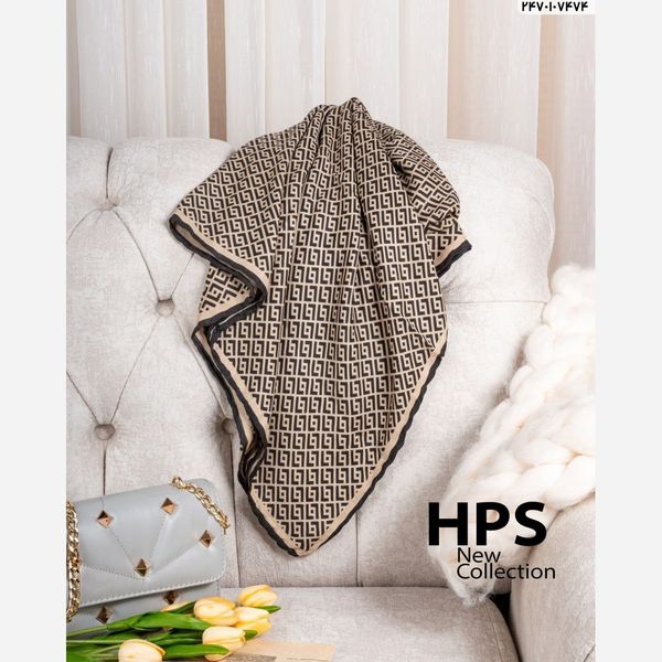 روسری کشمیر پاییزه دستدوز طرح لاورین