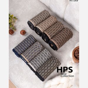 روسری کشمیر پاییزه دستدوز طرح لاورین