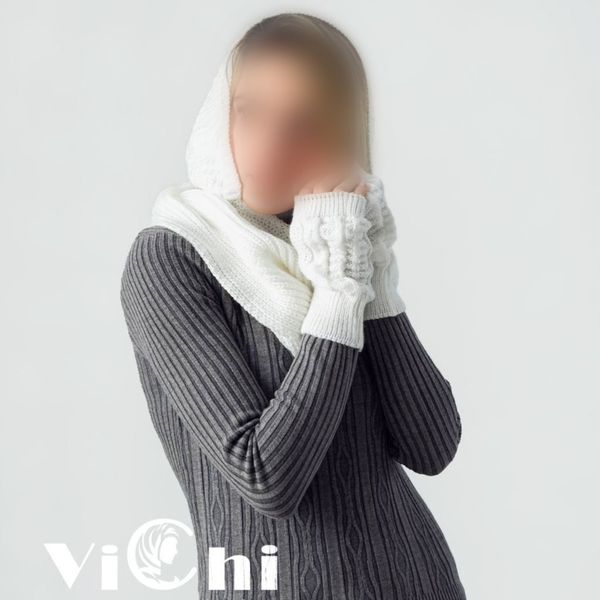 کلاه شال و ست دستکش بافت دخترانه و زنانه رنگبندی