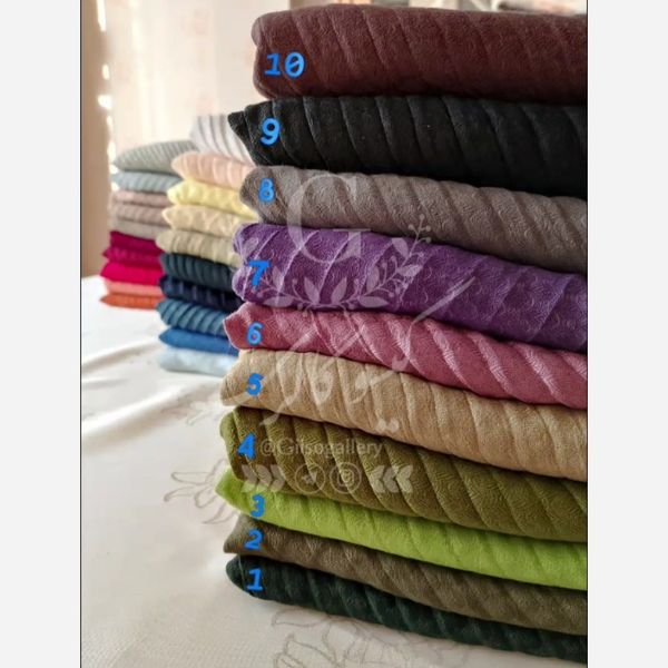 شال صدفی اعلا وکیوم پلیسه پاییزه منگولدار 