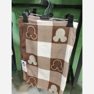 خرید اینترنتی قیمت شال موهر پشمی طرحدار رنگبندی پاییزه