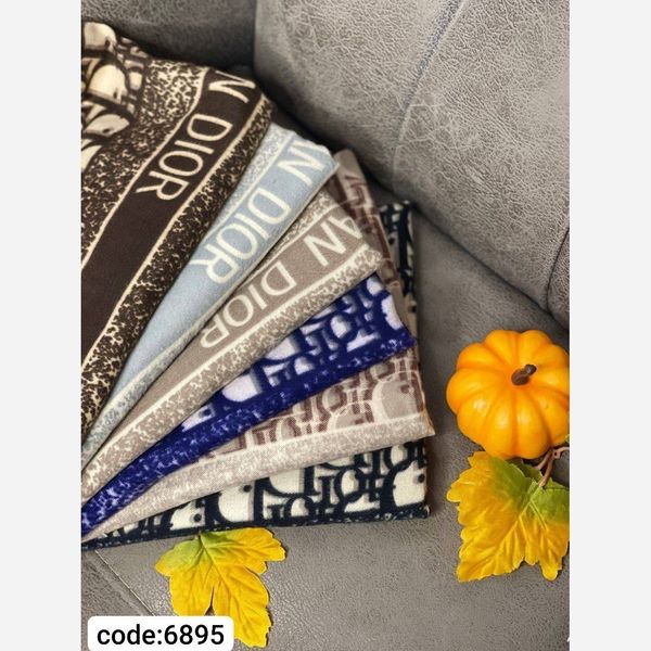 شال موهر پشمی طرحدار رنگبندی پاییزه