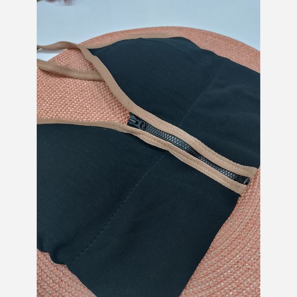 نیم تنه زیپی کش پهن فری سایز اسپورت زنانه