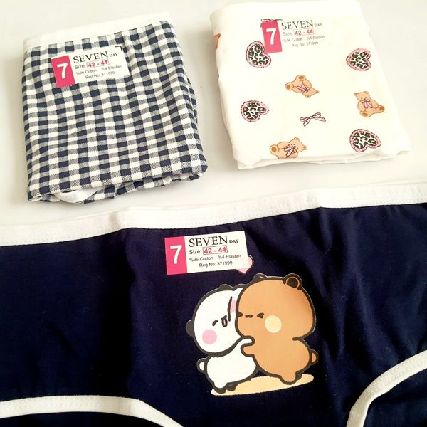 شورت زنانه سون seven سایز ایکس لارج بسته 3 عددی