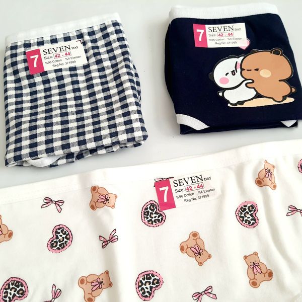 شورت زنانه سون seven سایز ایکس لارج بسته 3 عددی