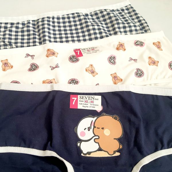 شورت زنانه سون seven سایز ایکس لارج بسته 3 عددی