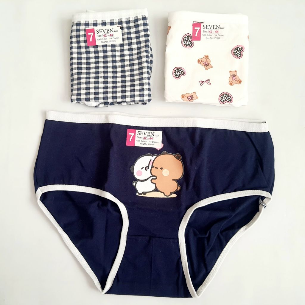 قیمت شورت زنانه سون seven سایز ایکس لارج بسته 3 عددی