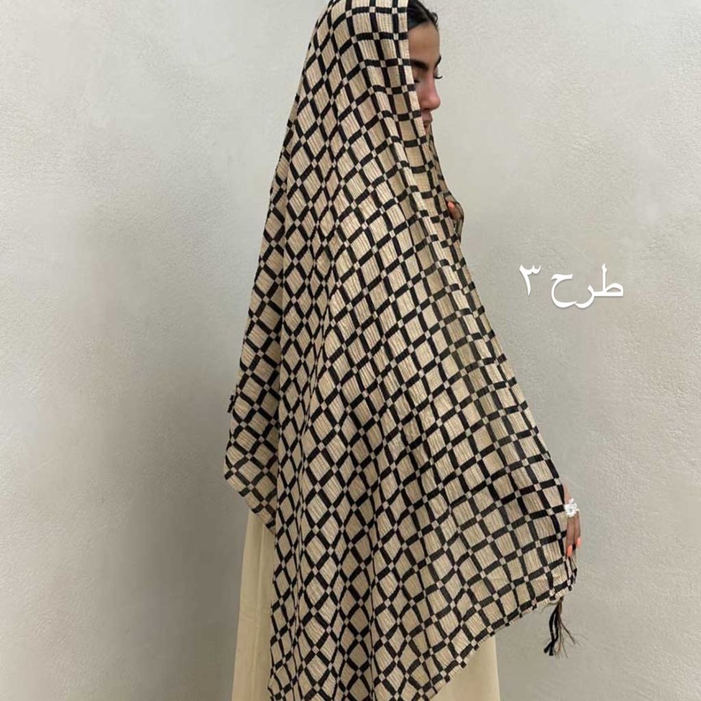 مشخصات شال پیله ای طرحدار کد 310056