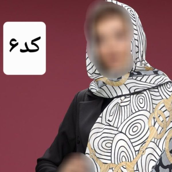 روسری ابریشم سوزنی اتوبانی قواره 120 طرح 1 دور دست دوز