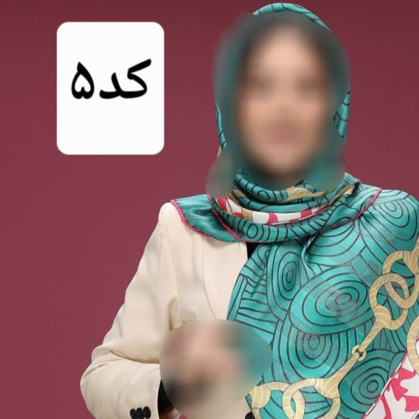 روسری ابریشم سوزنی اتوبانی قواره 120 طرح 1 دور دست دوز