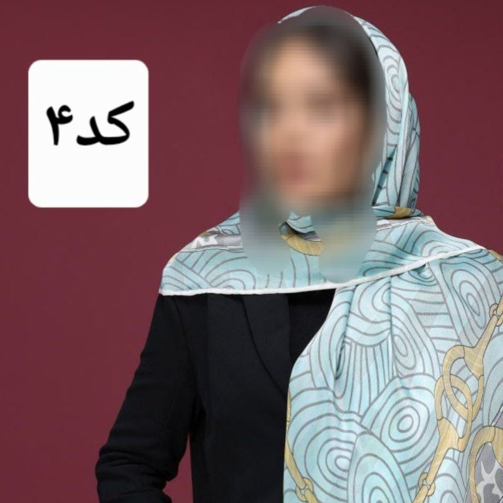 خرید آنلاین روسری ابریشم سوزنی اتوبانی قواره 120 طرح 1 دور دست دوز