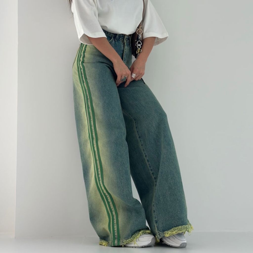 خرید اینترنتی شلوار جین 3 خط کد 101539