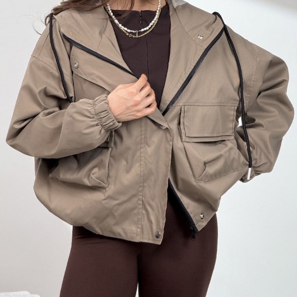 قیمت ارزان سوییشرت بارونی 2 جیب کد 200956