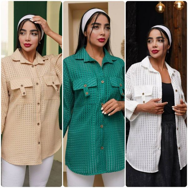 شومیز حصیری جیب صلیبی