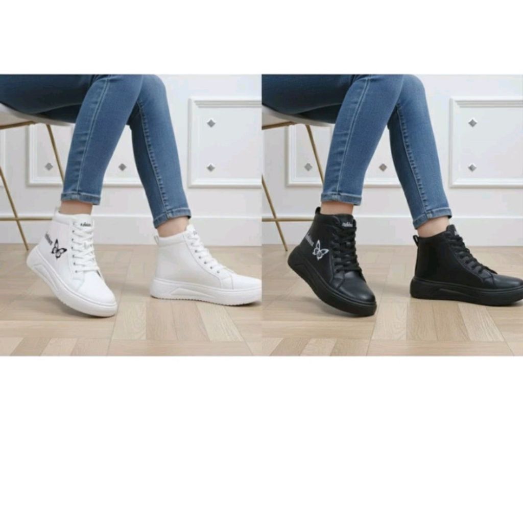 مشخصات نیم بوت ساقدار زنانه طرح پروانه