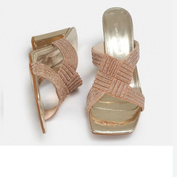 دمپایی مجلسی زنانه و دخترانه نگینکاری خارجی