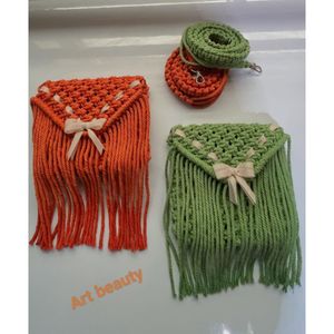 کیف دخترانه زنانه مکرومه عیدانه