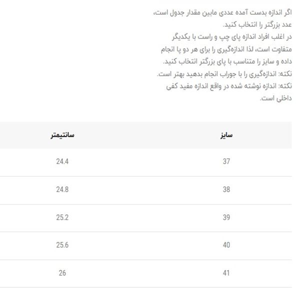 کتونی بزرگسال طرح رعد از تریپ کد 4110502