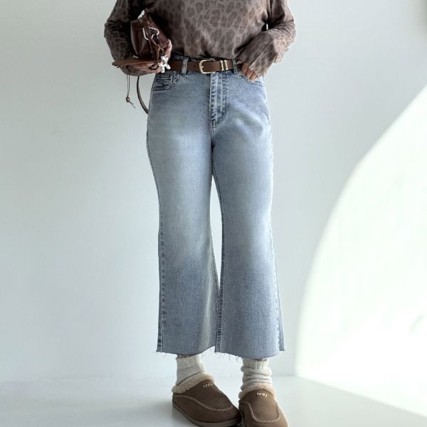 شلوار جین واید کراپ کد 102019