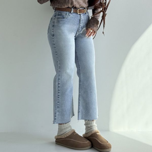 شلوار جین واید کراپ کد 102019