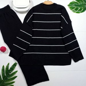 ست بافت بلوز و شلوار زنانه ودخترانه