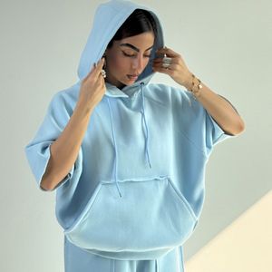 قیمت ست هودی و شلوار آستین برش کد 160845