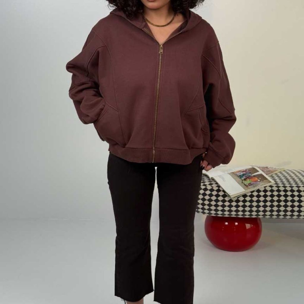 خرید اینترنتی سوییشرت برش دار کد 201026