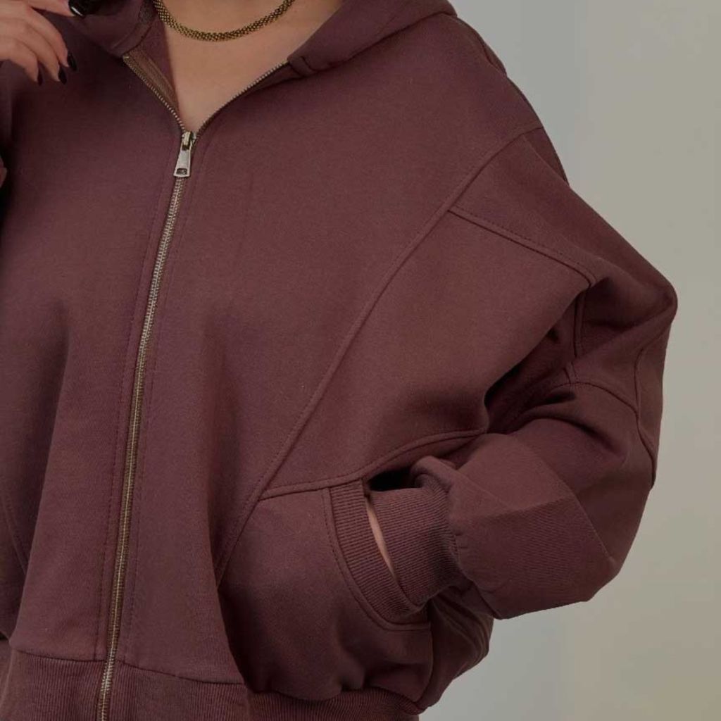 مشخصات سوییشرت برش دار کد 201026