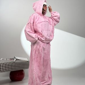 مشخصات ست هودی و شلوار سنگ شور کد 160849