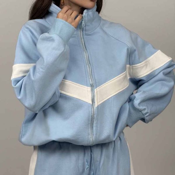 ست سوییشرت و شلوار نواردار کد 160872