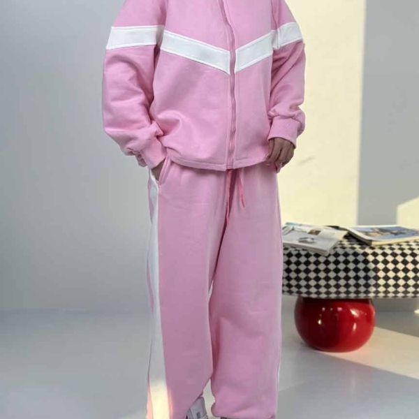 ست سوییشرت و شلوار نواردار کد 160872