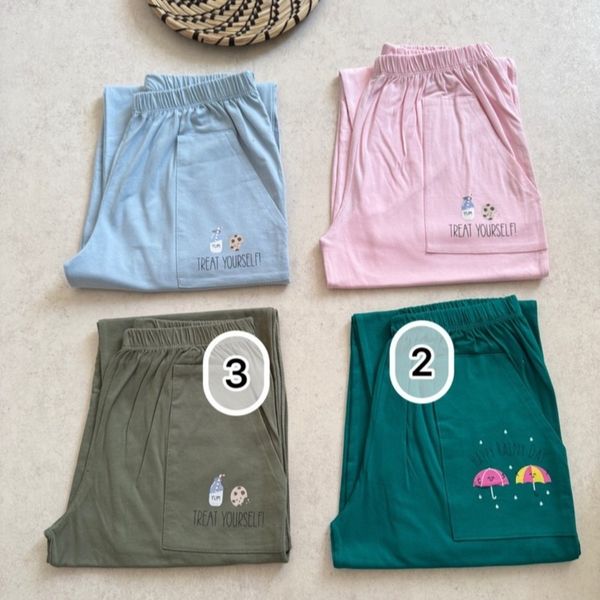 شلوار نخ پنبه 100درصد