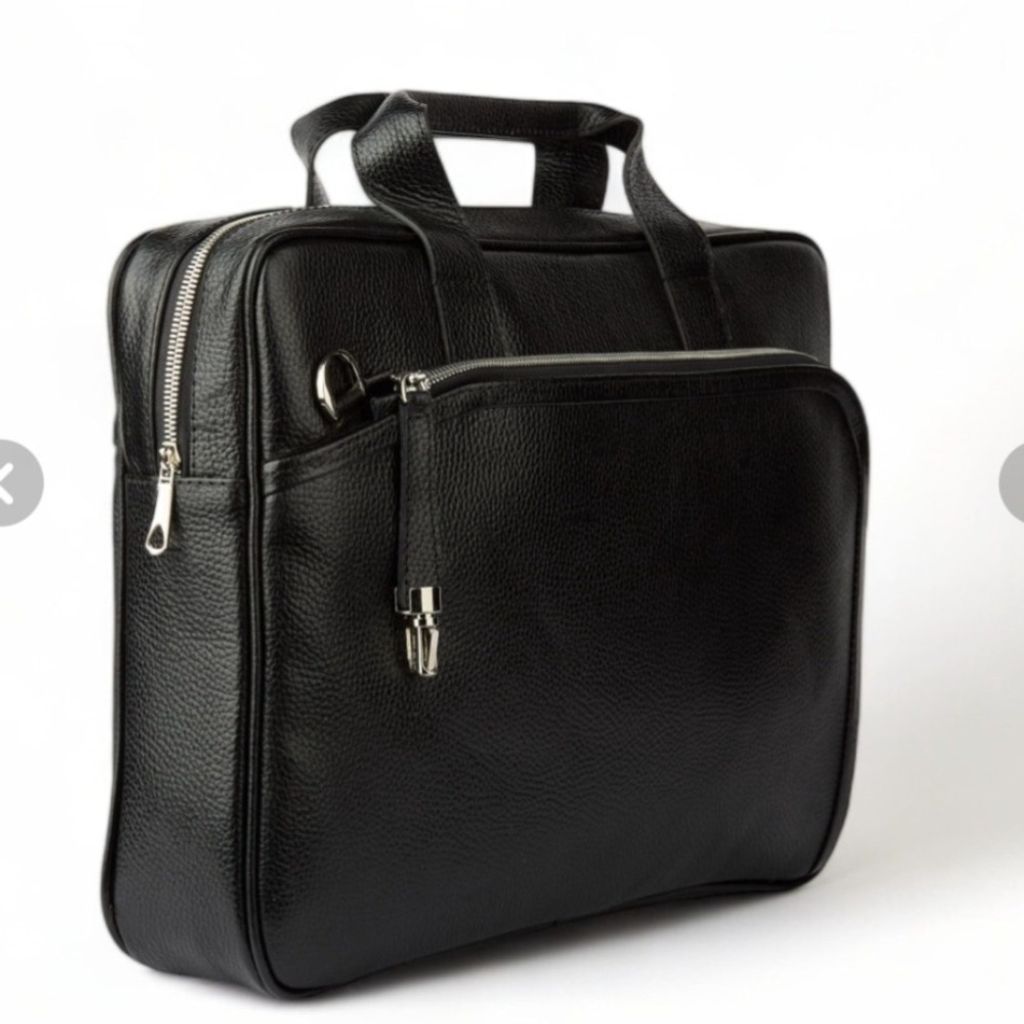 مشخصات کیف اداری چرم طبیعی قفل دار