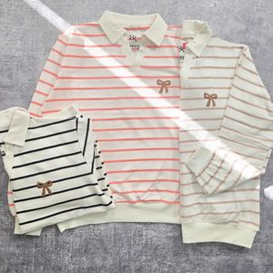 فروش اینترنتی بلوز دورس یقه دار گلدوزی پاپیون زنانه