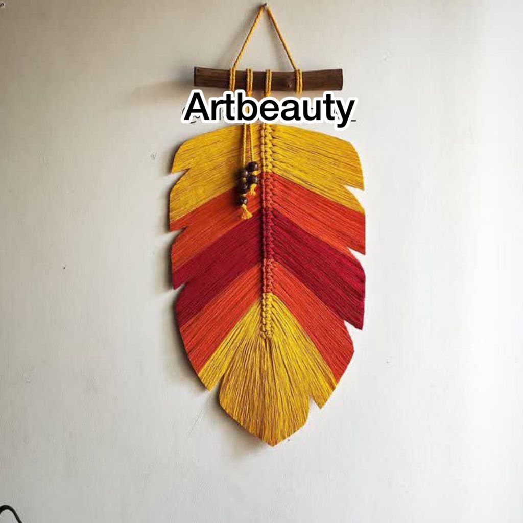 خرید اینترنتی تک برگ انجیری مکرومه مدل ماهور