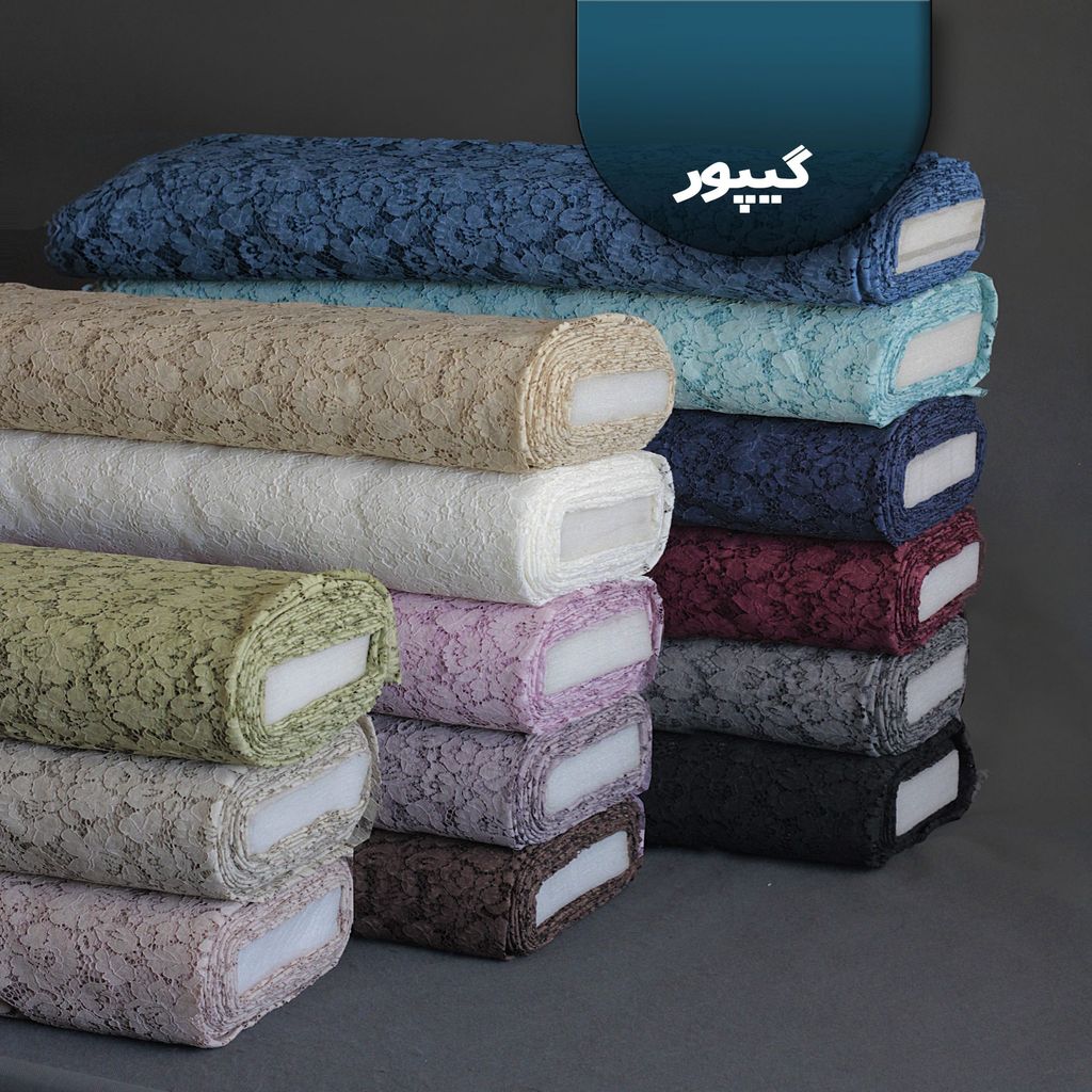 خرید اینترنتی قیمت پارچه کتان گیپور 1231 - کرمی