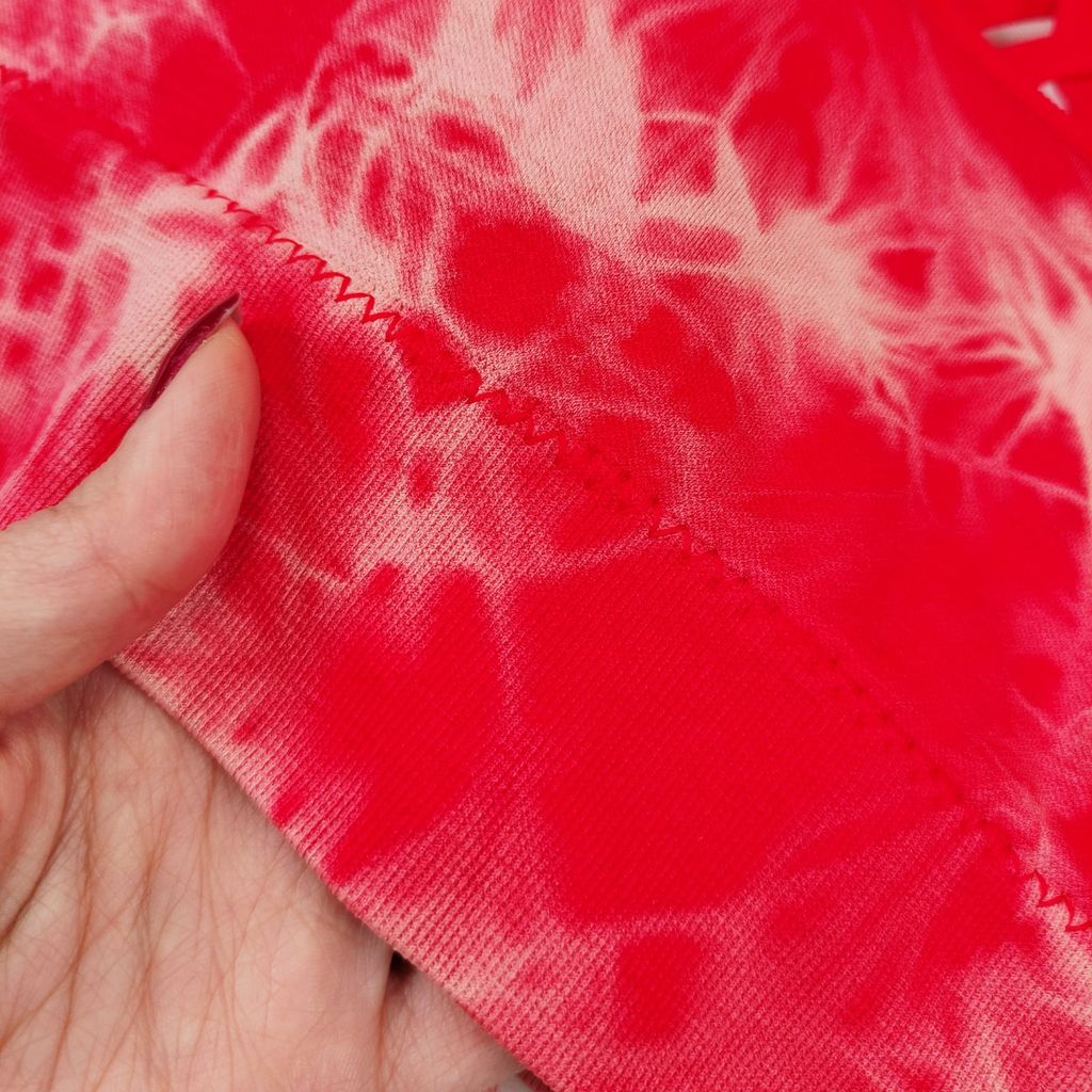 قیمت ارزان ست نیمتنه پشت بندی و شورتک پشت چین دار آبرنگی