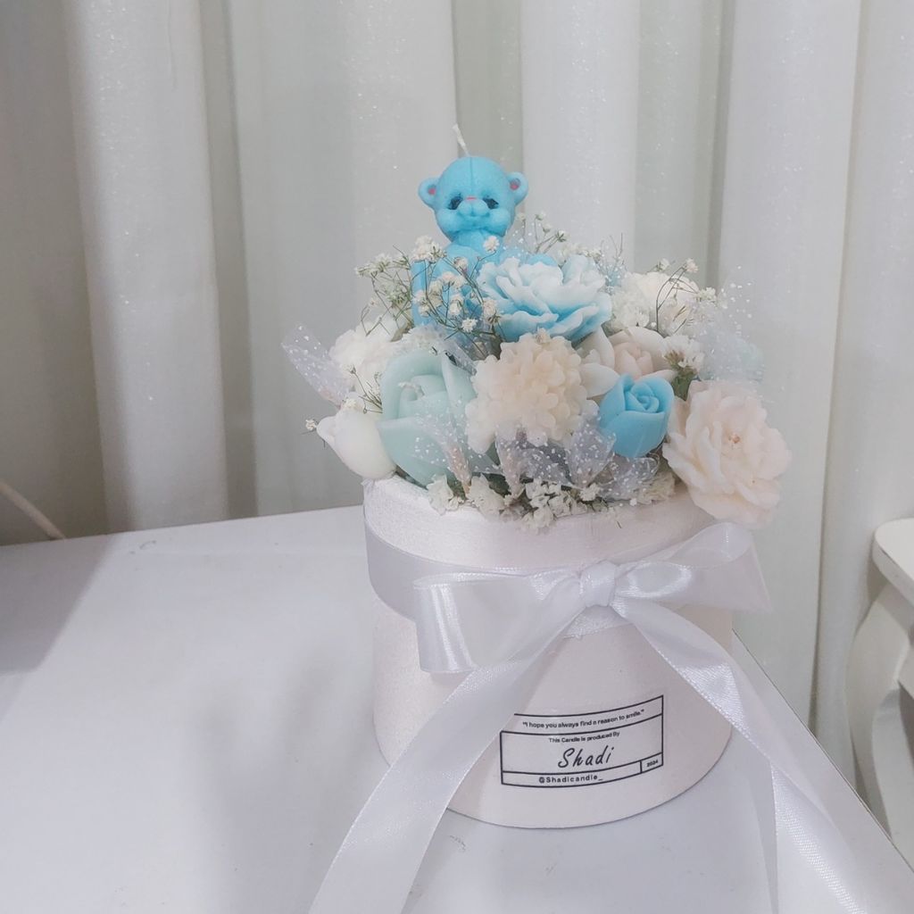 فروش اینترنتی شمع؛باکس گل هدیه