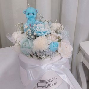 شمع؛باکس گل هدیه