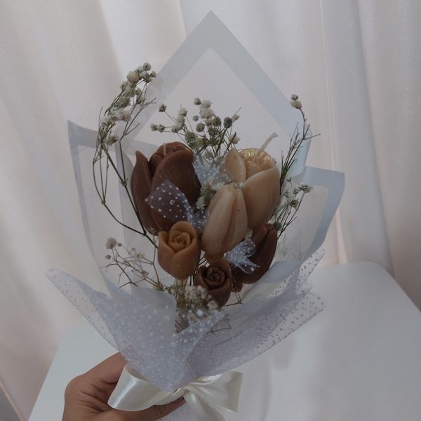 شمع؛ دسته گل شمعی