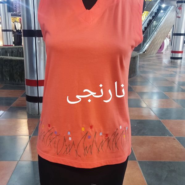 تاپ زنانه یقه هفت 490