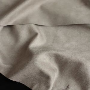 پارچه جیر مخمل 1157 - رنگ کرم خاکی