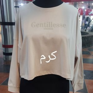 خرید اینترنتی کراپ دخترانه نخ پنبه کد 540