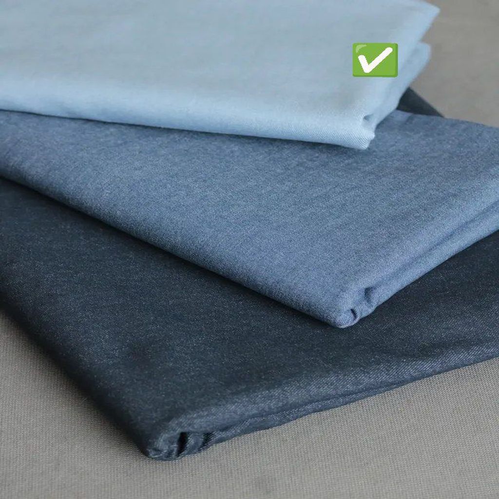 خرید اینترنتی قیمت پارچه جین سنگشور 1161 - رنگ آبی روشن