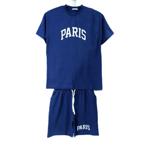 ست تیشرت و شلوارک مردانه PARIS