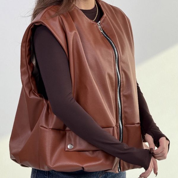 وست چرم جیب پانچی کد 200942